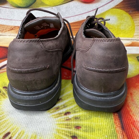 Timberland Mens Size 8.5M Brown Waterproof Leather Oxfords Low Top - Picture 3 of 8